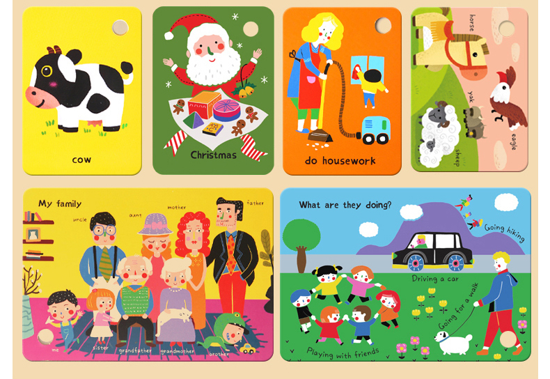 joan miro jar melo baby flash cards 儿童英语卡片识字